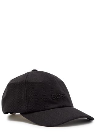 BOSS Boss Zed Herringbone Cotton cap - Black - One Size