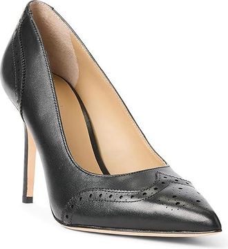 Lauren Ralph Lauren Lynden Pump High Womens Heels Black : 7.5 B - Medium, Leather