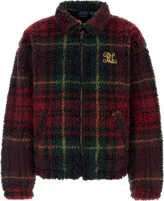 Polo Ralph Lauren Tartan Fleece Sweater - Heren - Fleece jassen - Veelkleurig - L - Polyester - Fitness