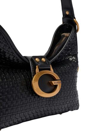 Guess Camden Mini Synthetic Shoulder Bag - Black