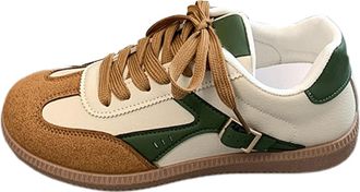 Generic Trainers Walking Shoes Girls Platform Classic Sneakers with Memory Foam Tennis Travel for Flat Feet Plantar Fasciitis Spring Summer, Hiking Trekking G