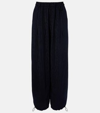 Frankie Shop Oakdale pinstripe wide-leg pants
