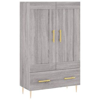 Berkfield Home Highboard Grey Sonoma 69.5x31x115 cm Engineered Wood