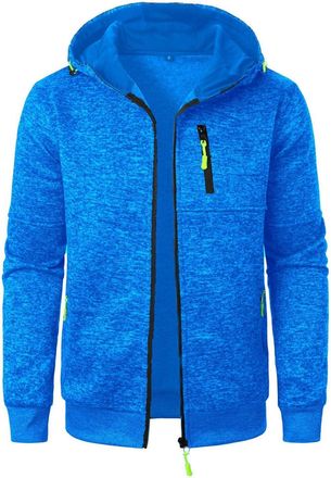 Generic Mens Hoodie Pullover Mens Zip Up Long Sleeve Hoodie With Hood Hoodie With Zip Jacket Casual Sport Winter Sweatshirt Jacket Warm Hoodies for Men Pullov