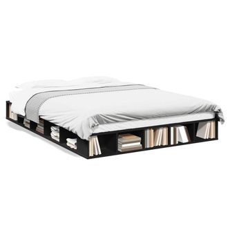 Berkfield Home Bed Frame without Mattress Black 160x200 cm