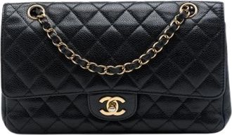 Chanel Pre-owned Classic Flap Bag - Dames - Vintage Schoudertas - Zwart - ONE Size - Vintage