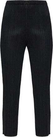 Pleats Please Issey Miyake Pantaloni Nero-Donna