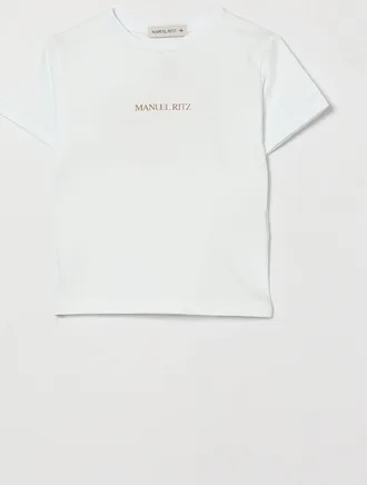 Manuel Ritz T-shirt in cotone con slogan
