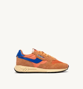 Autry SNEAKERS REELWIND LOW IN NYLON E SUEDE CANOVA E STRONG BLUE
