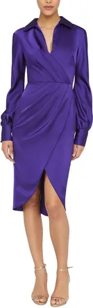Theia Stephanie High-Low Dress