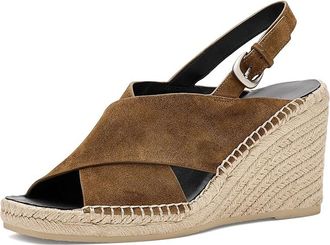 Vince Georgia Strappy Womens Sandals Elmwood : 9.5 M, Leather/Suede