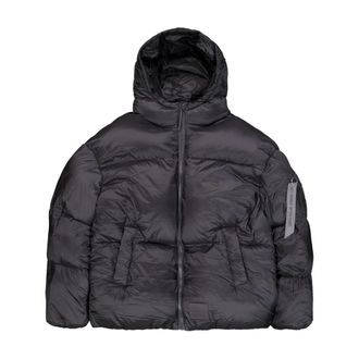Alpha Industries Wolk Puffer Bomber Jas - Heren - Winterjassen - Grijs - S - Wol - Jassen