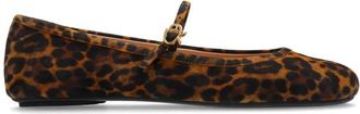 Gianvito Rossi Ballet Flats Carla - Dames - Ballerinas - Bruin - 39 EU - Leer - Schoenen