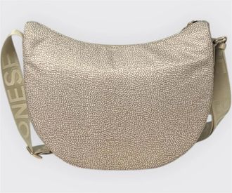 Borbonese Mujer, Bolsos, Beige, Talla: ONE Size