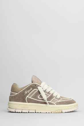 Axel Arigato Area Lo Sneaker Sneakers In Taupe Suede
