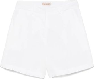 Blanca Vita Shorts con pieghe - Bianco