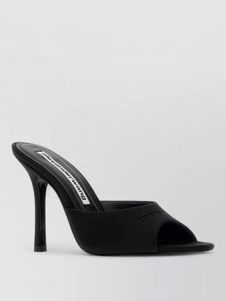 Alexander Wang fabric mules open toe stiletto heel
