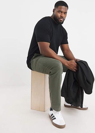 Jacamo Black Cotton Knitted Shirt