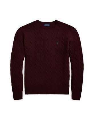 Ralph Lauren CABLE-KNIT WOOL-CASHMERE SWEATER