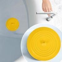 OEM Tap&oacute;n De Desag&uuml;e Grande De Silicona Amarilla - Apto Para Duchas, Ba&ntilde;eras Y Lavabos - 1 Unidad - Crezuo