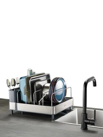 Joseph Joseph cutlery-draining dish rack - Grey