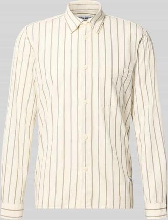 Marc O'Polo Denim Marc OPolo Denim Regular Fit Freizeithemd aus reiner Baumwolle in Offwhite, Gr&ouml;&szlig;e XXL