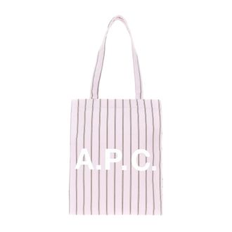 A.P.C. Tote Bags - female - A.P.C. - Shopping Bags - Pink - ONE SIZE - Bags