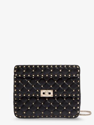Valentino Garavani Borsa a tracolla Rockstud Spike in pelle con iconiche borchie all-over - VALENTINO GARAVANI - gender_Woman