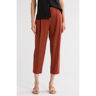 Theory High Waist Wool Blend Pants in Rust at Nordstrom Rack, Size 00