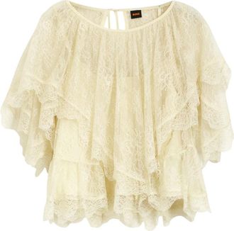 HUGO BOSS Mujer, Blusas y Camisas, Beige, Talla: L