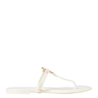 Tory Burch Roxanne Jelly Logo Plague Sandals, Size 6