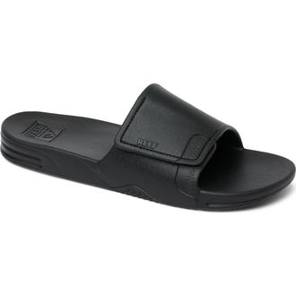 Reef Fanning H2O Slide in Black at Nordstrom, Size 11