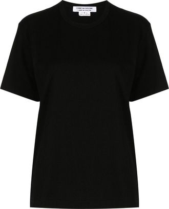 Comme Des Gar&ccedil;ons cotton T-Shirt - women - Cotton - M - Black