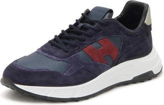 Hogan Hyperlight Attacc H Punzonato - Heren - Sneakers - Blauw - 42 EU - Su&egrave;de - Schoenen