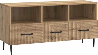vidaXL Mueble De Tv 102 X 34,5 X 50 Cm Roble Artisan Vidaxl
