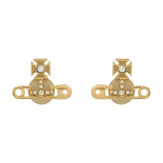 Vivienne Westwood Earrings, female, Yellow, Size: ONE SIZE Kitty Earrings
