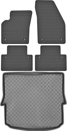 OEM Juego De Alfombrillas De Goma Para Coche Y Alfombrilla Para Maletero Para Volvo S40 Ii Sed&aacute;n (2004-2007)