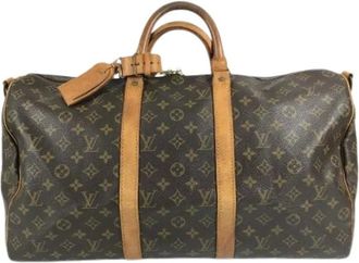 Louis Vuitton Vintage, unisex, Bruin, ONE Size, Pre-owned Boston Bag
