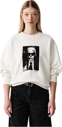 Karl Lagerfeld Donna, Felpe, Beige, XS, new