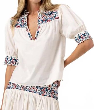 Sundays Matilda Top In White