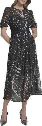 DKNY Dkny Fit & Flare Dress