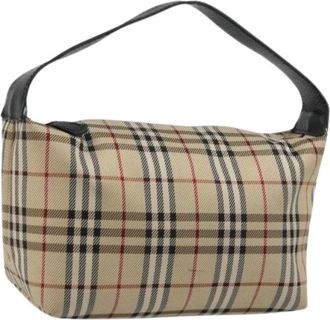 Burberry Pre-owned Shoulder Bags, female, Beige, Size: ONE SIZE Pre-owned Hand Bag