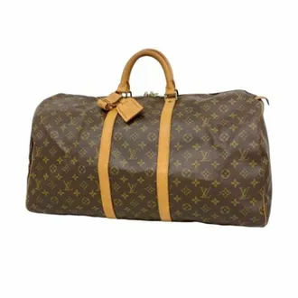 Louis Vuitton Vintage Weekend Bags, unisex, Brown, ONE SIZE, Pre-owned Weekend Bag