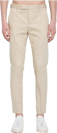 Pantaloni Torino Lichtbeige Katoenen Stretch Broek Slim Fit - Heren - Chinos - Beige - 3XL - Katoen - Broeken