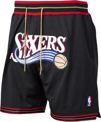 Mitchell & Ness x Just Don Shorts NBA Hardwood Classics 76ers - Nero