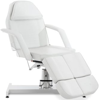 Clp Clp - Camilla Est&eacute;tica Hidr&aacute;ulica Split V2 En Cuero Pu Blanco