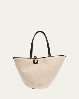 Jacquemus Le Bambola Canvas Tote Bag