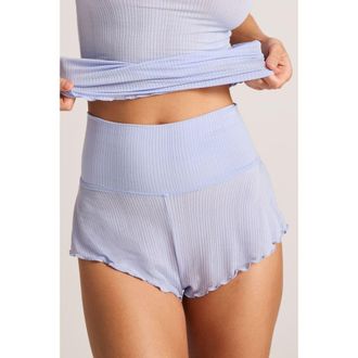 Negative Underwear Whipped Mini Short in Muse at Nordstrom, Size Xx-Large