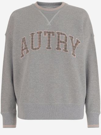 Autry Cotton Sweatshirt With Logo