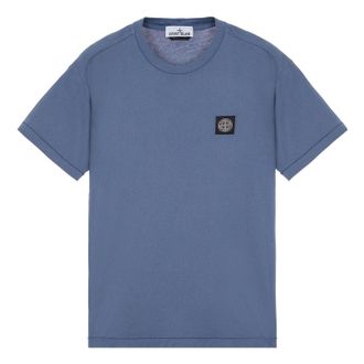 Stone Island Compass Patch Logo T-shirt Avio Blue 101524113-V0024